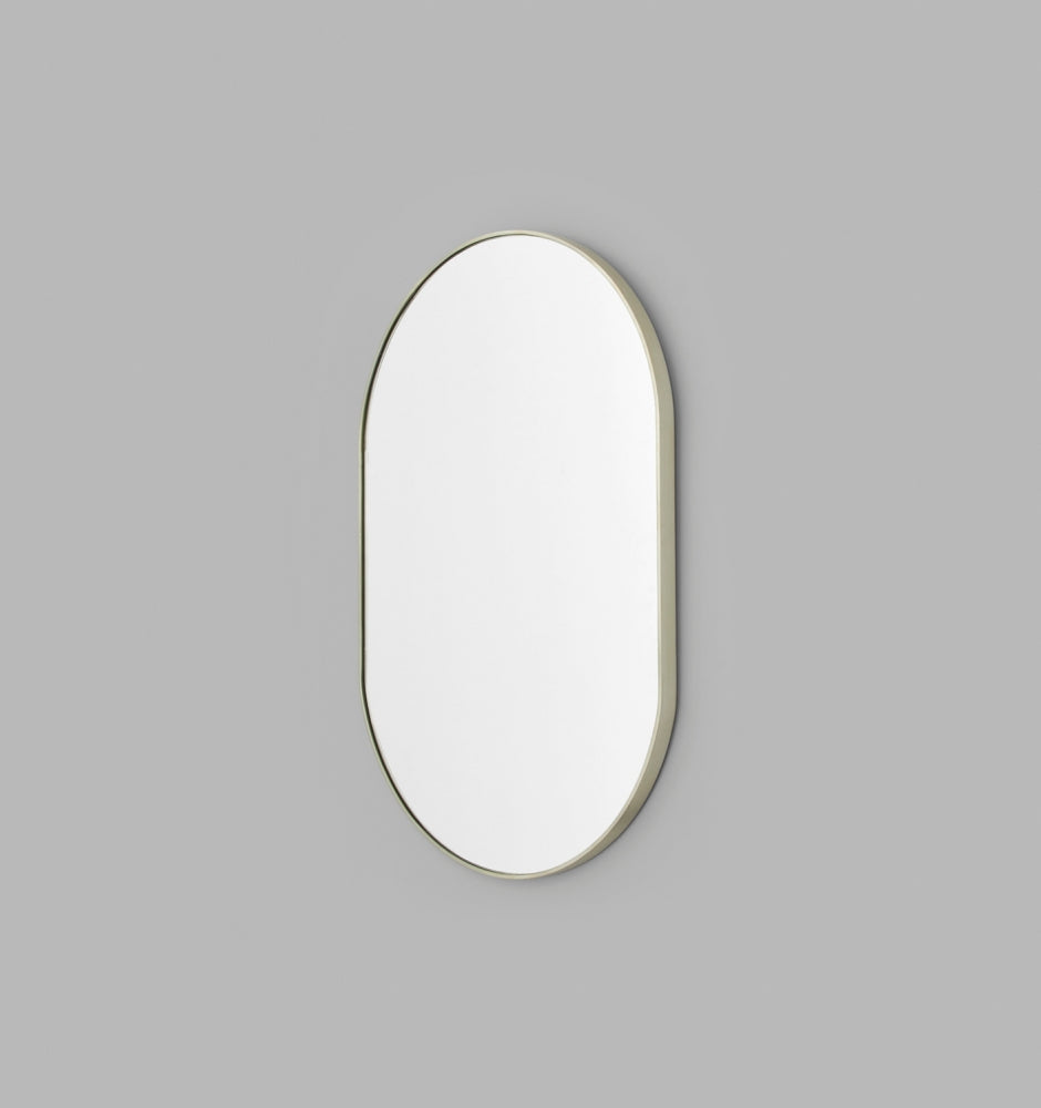 Bjorn Oval Mirror - Silver