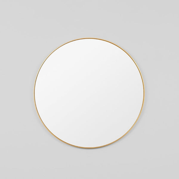 Rodwell and Astor MIDDLE OF NOWHERE Bjorn Round Mirror - Brass