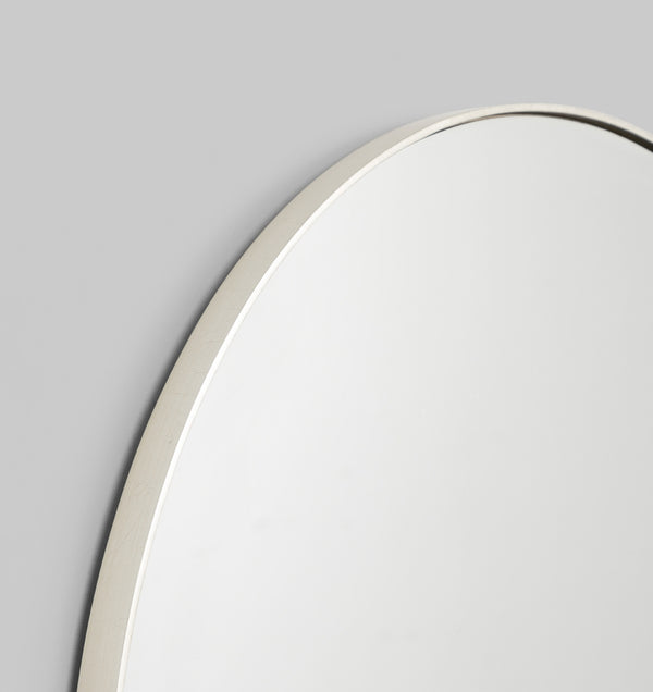 MIDDLE OF NOWHERE Bjorn Round Mirror - Silver
