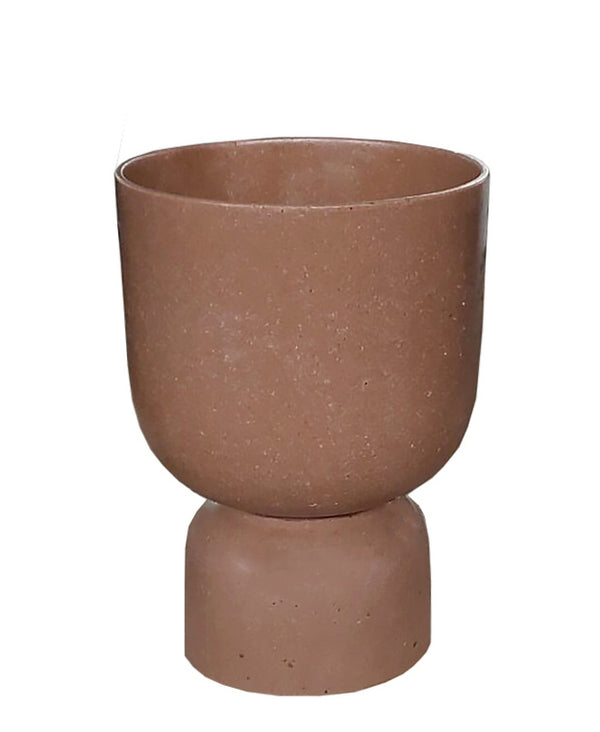 MRD HOME Blanche Planter - Medium- Clay