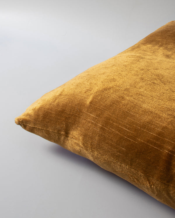 Bromley Velvet Cushion - Toffee -  55x55cm BAYA Cushions Rodwell and Astor Brunswick Melbourne Modern Eclectic Style