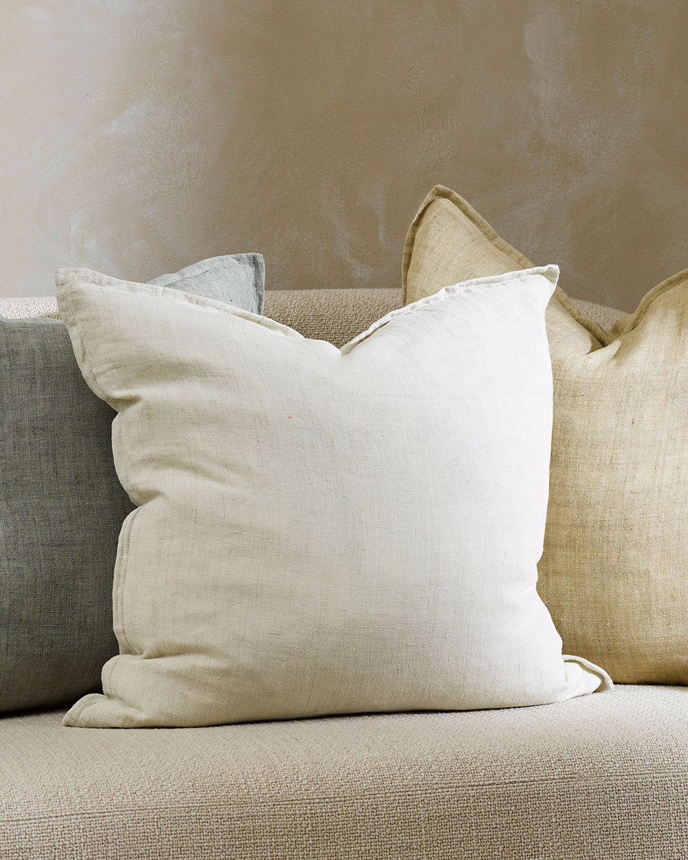 BAYA Cassia Cushion - Almond - 55 x 55cm