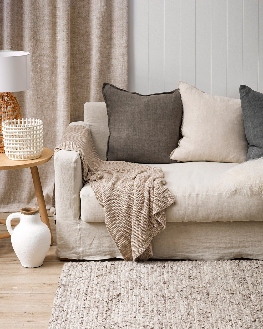 BAYA Cassia Cushion - Nori - 55 x 55cm