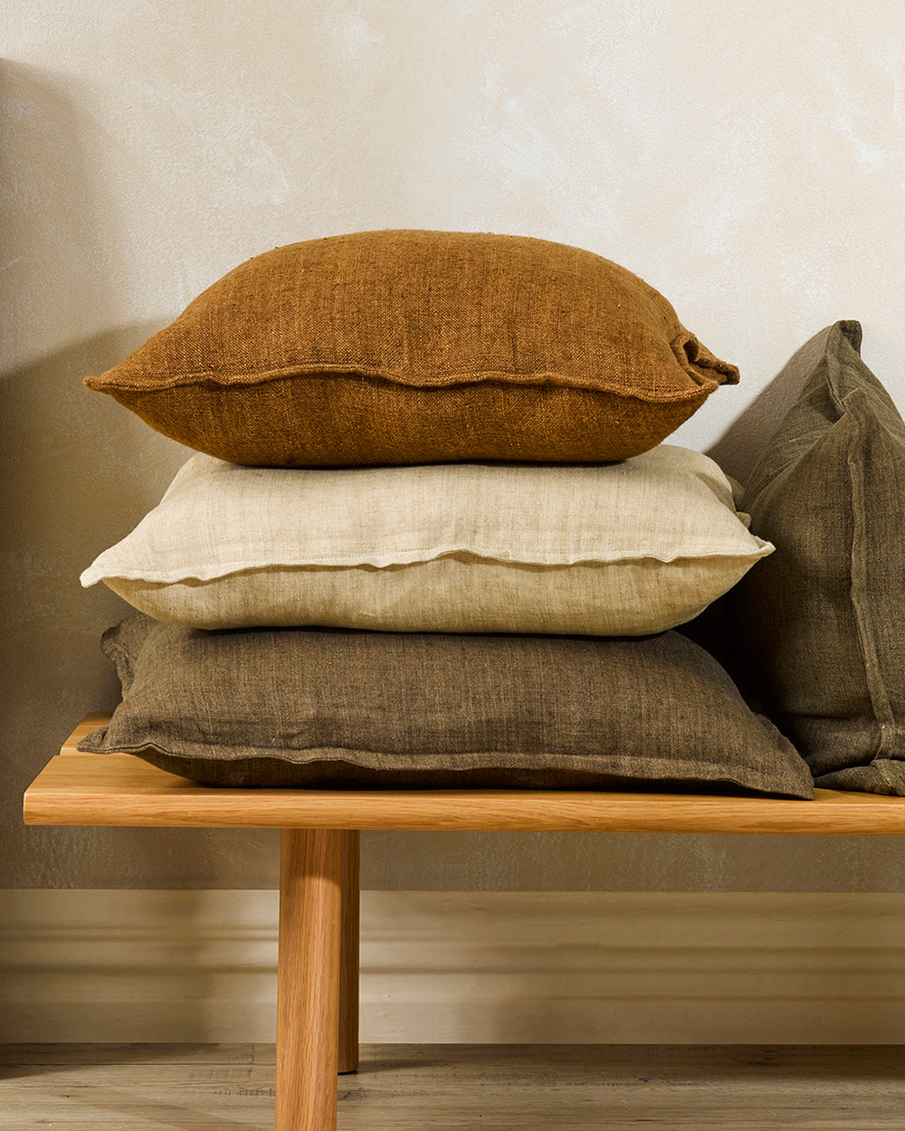 BAYA Cassia Cushion - Putty 55 x55cm