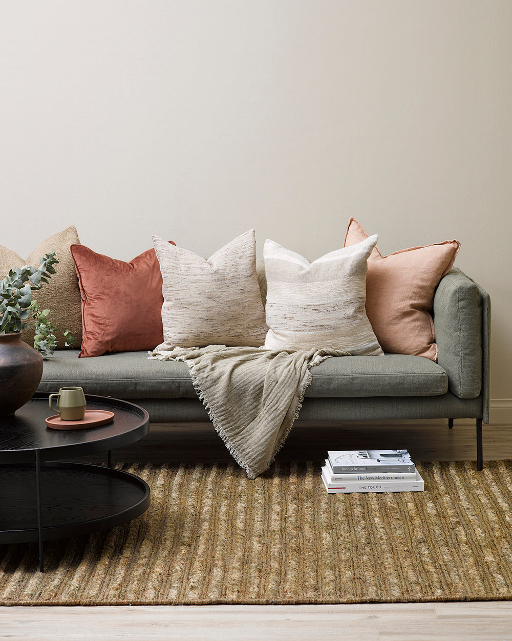 BAYA Cassia Cushion - Toasted Coconut - 55 x 55cm