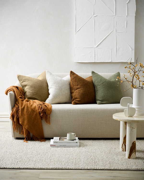 Cyprian Cushion - Oatmeal 50 x 50cm Rodwell and Astor BAYA Brunswick