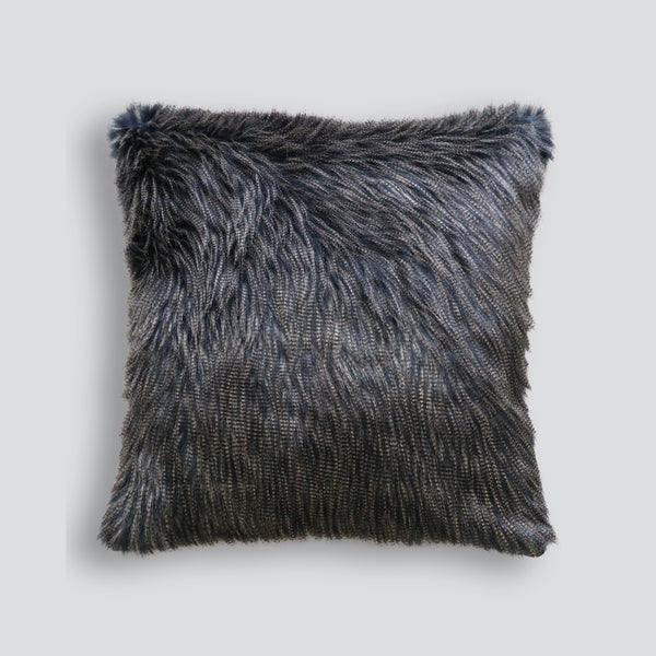 HEIRLOOM Dark Pheasant Faux Fur Cushion - 65cm