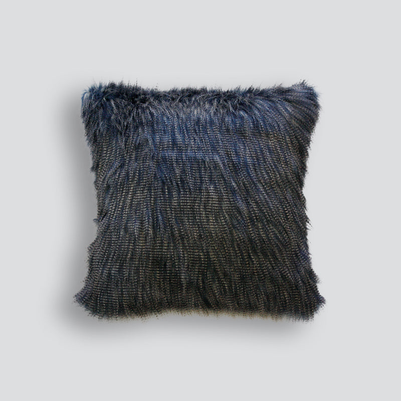 Rodwell and Astor - HEIRLOOM Dark Pheasant Faux Fur Cushion - 45cm