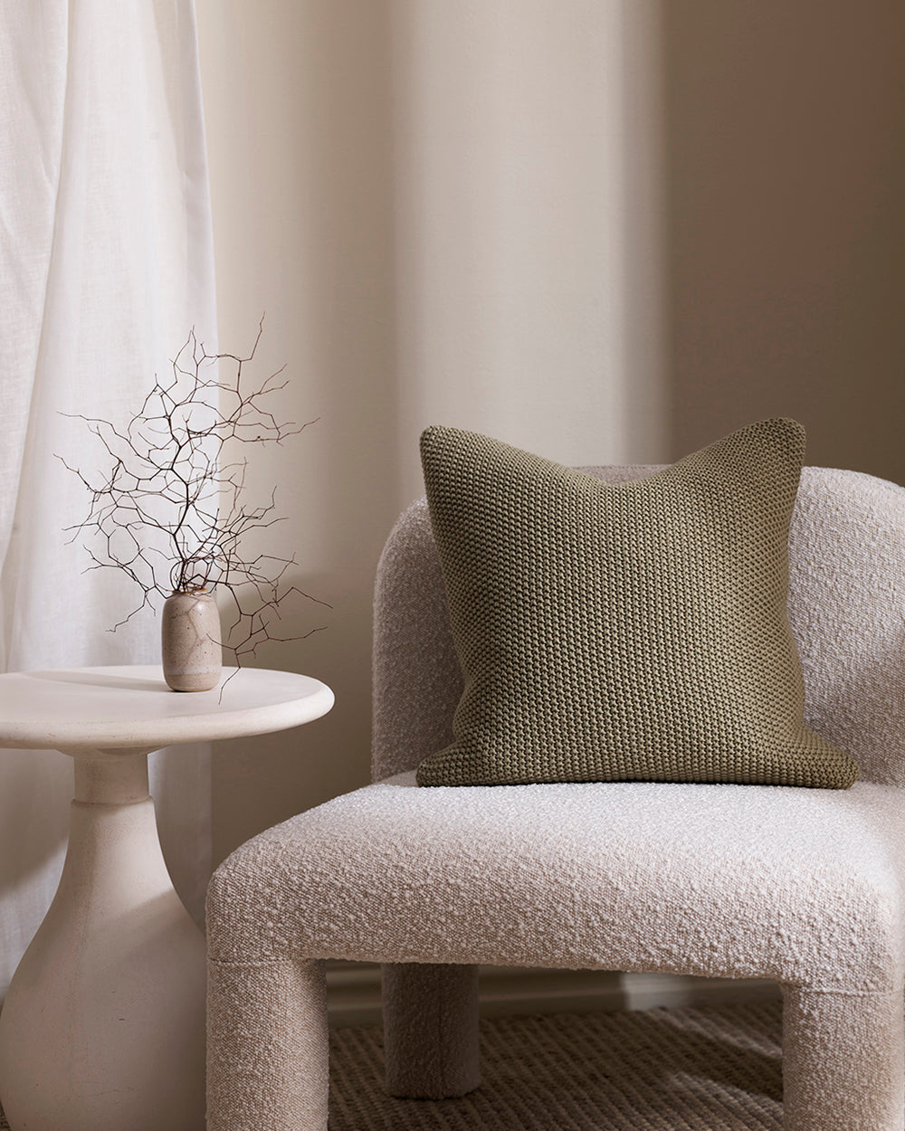 BAYA Devon Cushion- Sage