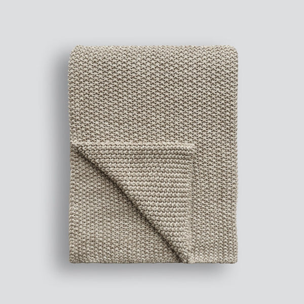 BAYA Devon Throw - Stone-Natural Rodwell and Astor