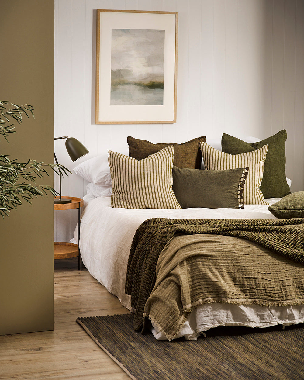 Este Velvet Cushion - Caper - 35 x 53cm BAYA Cushions Rodwell and Astor Modern Eclectic Style Brunswick Melbourne
