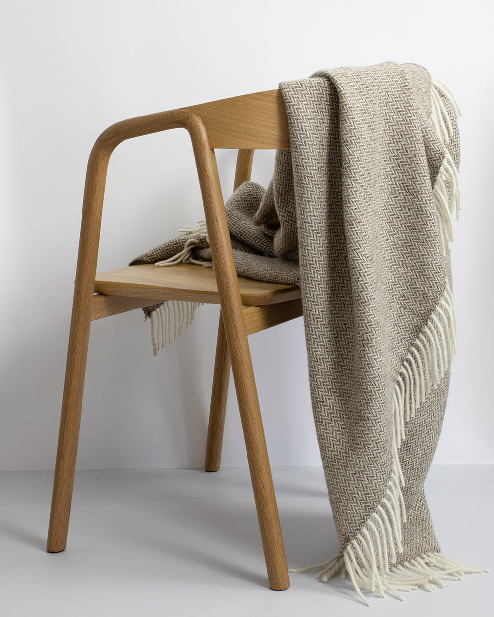 Rodwell and Astor - BAYA Featherston 100% NZ Wool Throw - Bracken