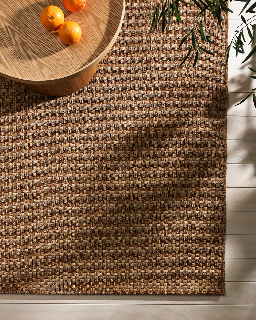 Flax Outdoor Rug - Teak