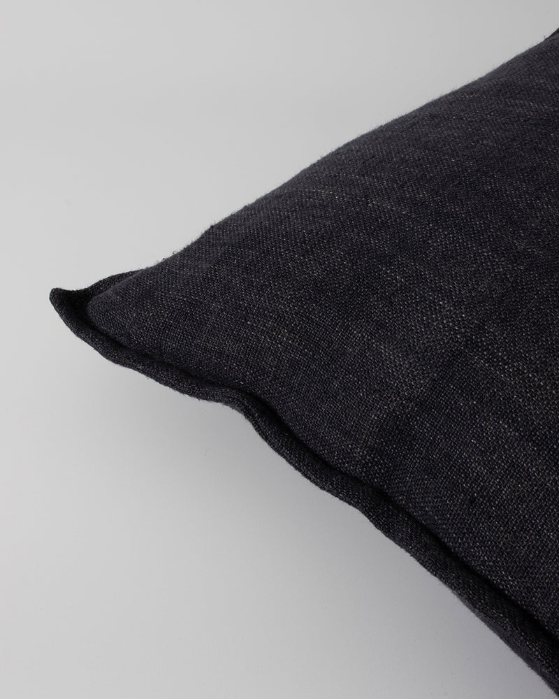Flaxmill Linen Cushion - Black