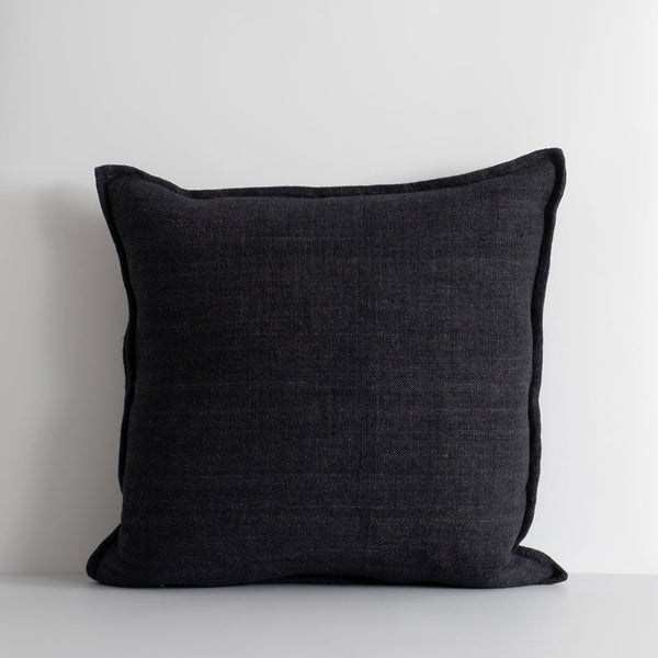 Flaxmill Cushion - Black 50 X 50cm