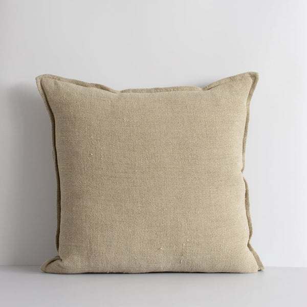 Flaxmill Linen Cushion - Doeskin