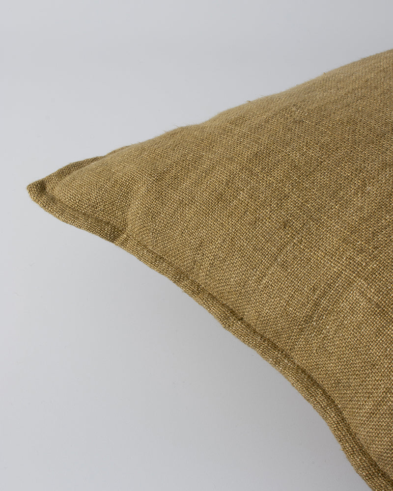 Flaxmill Linen Cushion - Fenugreek