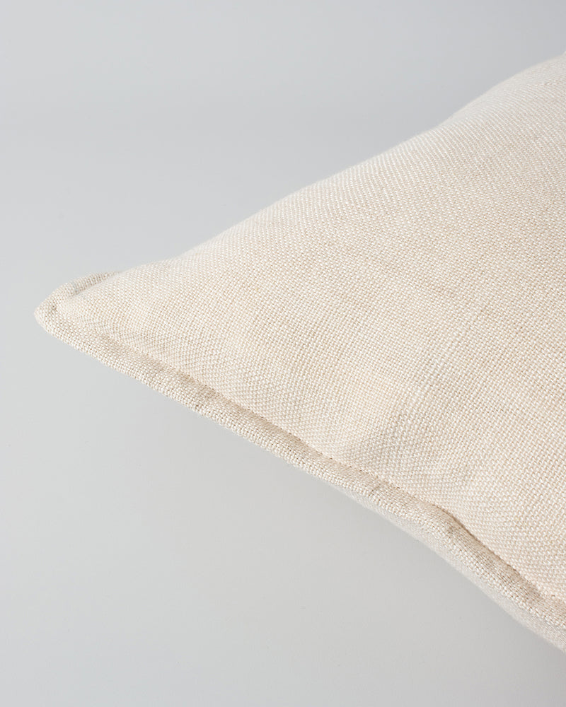 Flaxmill Linen Cushion - Nude