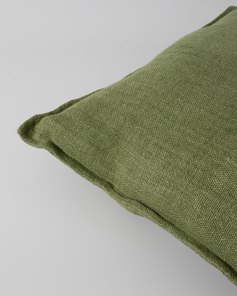Flaxmill Linen Cushion - Olive