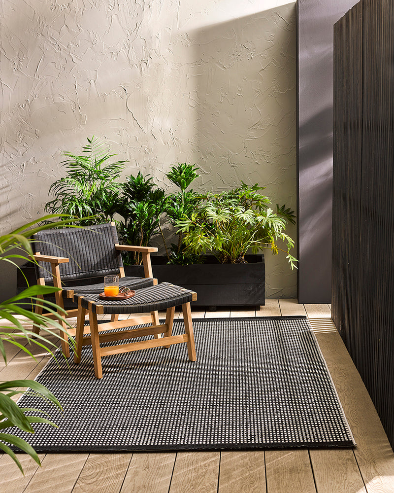 Flaxseed Outdoor Rug - Graphite