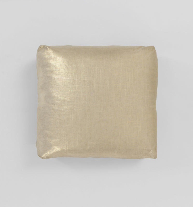 MIDDLE OF NOWHERE Gold Square Cushion - 55 x 55cm