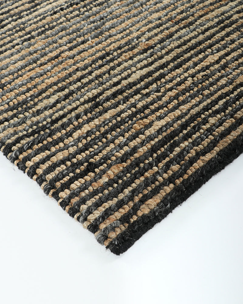 Lima Wool/Jute Rug - Charcoal/Natural - Brunswick Rodwell and Astor
