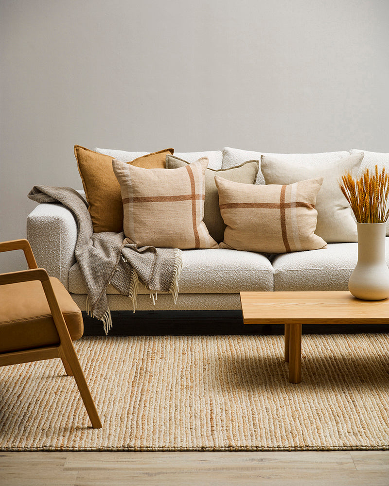 Lima Wool/Jute Rug - Sand/Natural - Rodwell and Astor