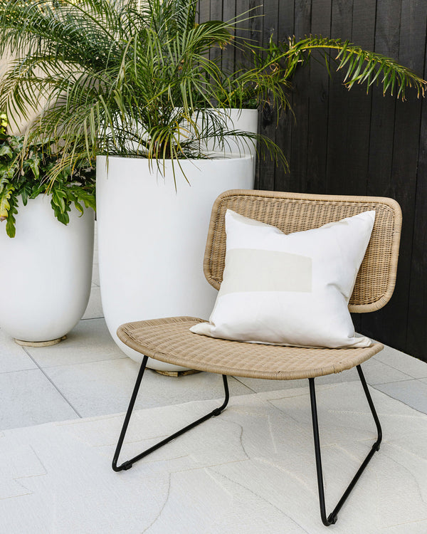 Meelan Indoor Outdoor Cushion - Beige