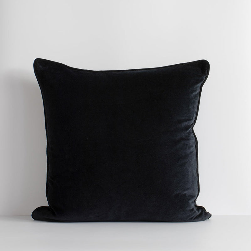 Rodwell and Astor - BAYA Montpellier Velvet Cushion - Black 