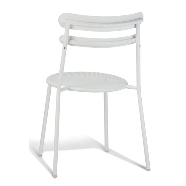Moon Outdoor Dining Chair - White Studio Brichet Ziegler