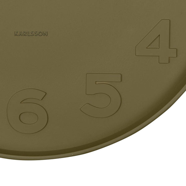 Rodwell and Astor - Karlsson Mr Green Wall Clock 36cm - Moss Green