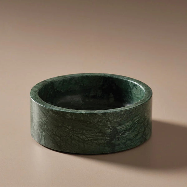 Rimini Marble Bowl - Green Rodwell and Astor Modern Eclectic Style Brunswick