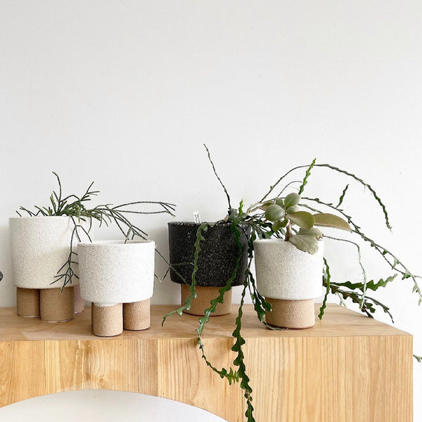 Sally Pot Small - Chalk