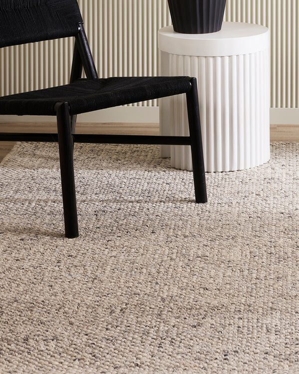 Roxburgh - Handwoven Wool Rug - Flint Grey Rodwell and Astor Modern Eclectic Style Brunswick