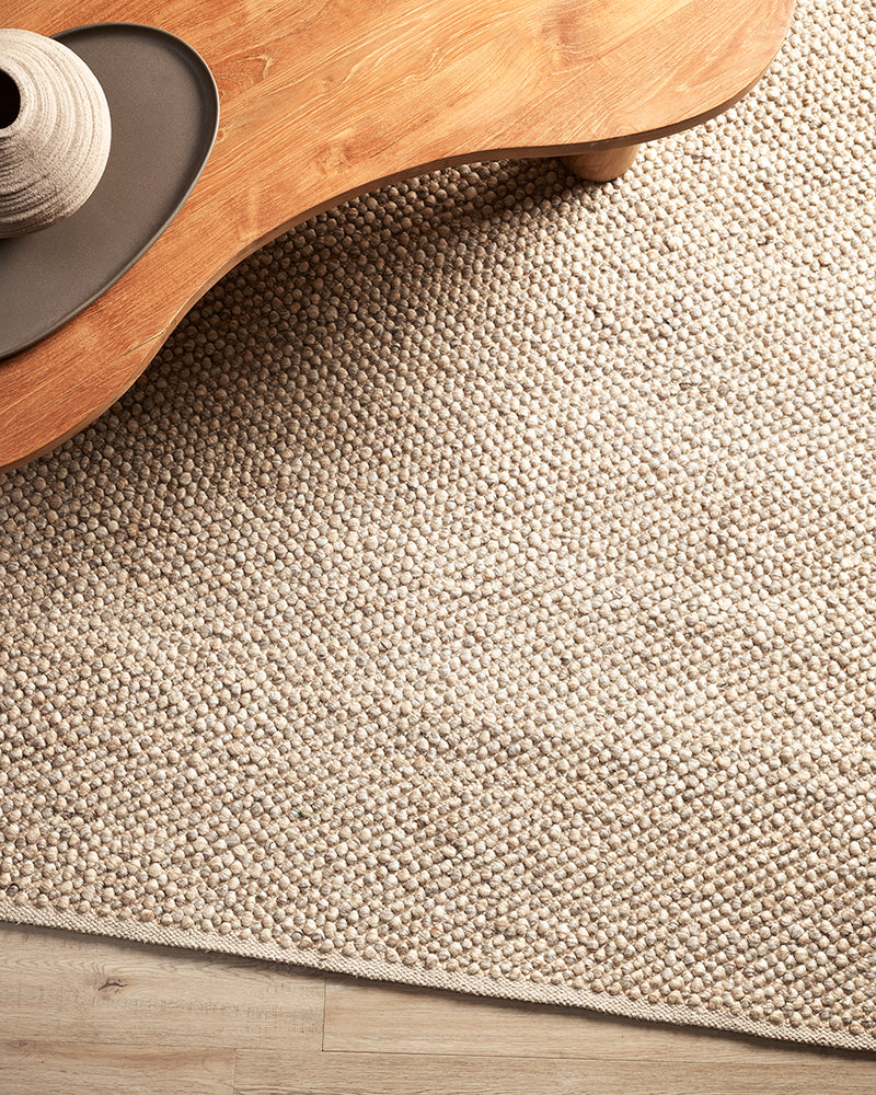 Roxburgh - Handwoven Wool Rug - Parchment Rodwell and Astor Modern Eclectic Style Brunswick Melbourne
