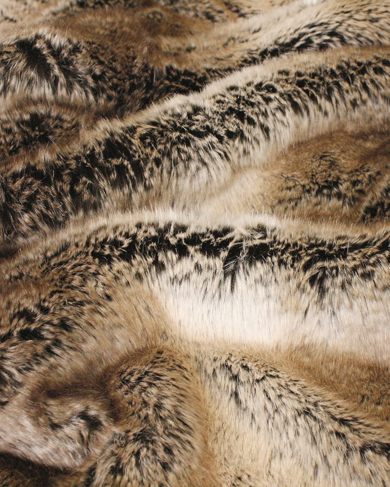 Rodwell and Astor - HEIRLOOM Sable Faux Fur Throw