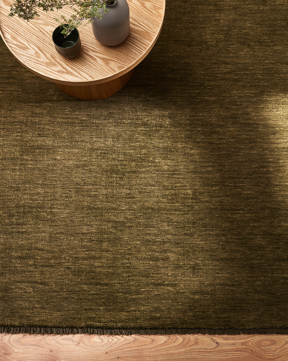 Sandringham Wool Rug - Moss
