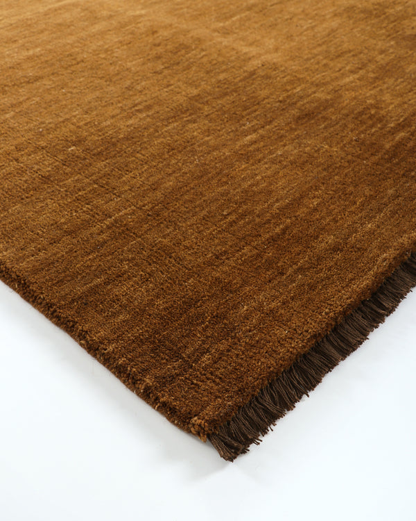 Sandringham Handknotted Wool Rug - Pecan