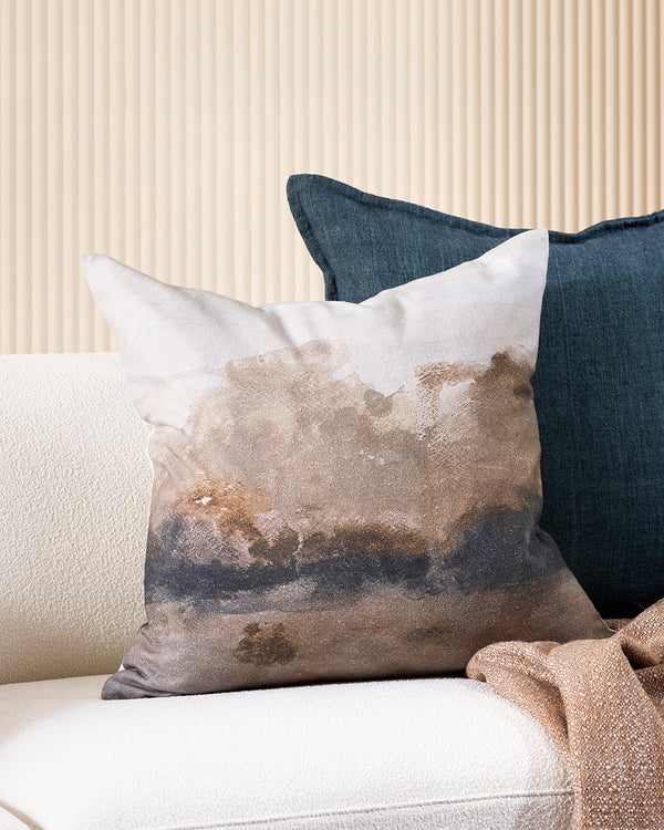 BAYA Seraphine Linen Cushion - Multi - Rodwell and Astor Modern Eclectic Style BAYA Stockist Brunswick Melbourne