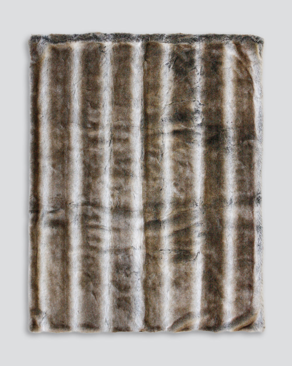 Rodwell and Astor - HEIRLOOM Striped Elk Faux Fur Throw 