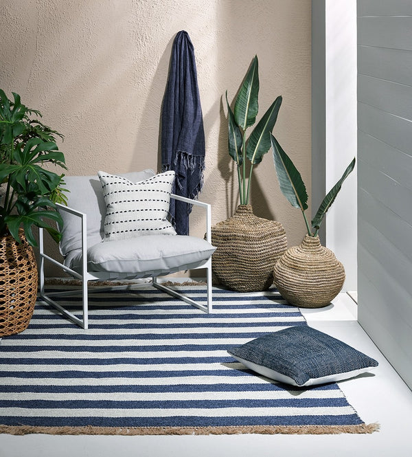 BAYA Summit Indoor Outdoor Rug - Deep Blue