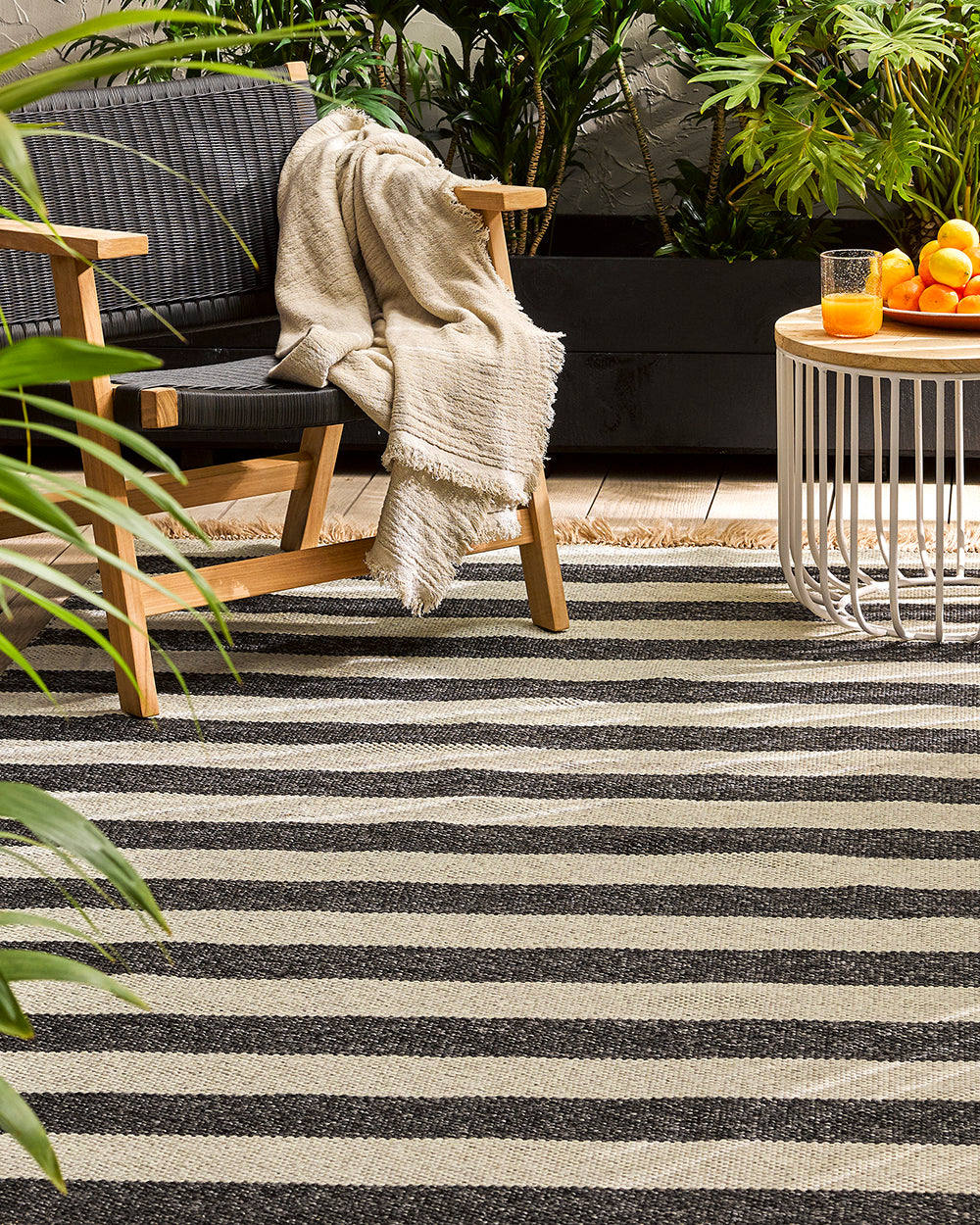 BAYA Summit Indoor Outdoor Rug - Charcoal