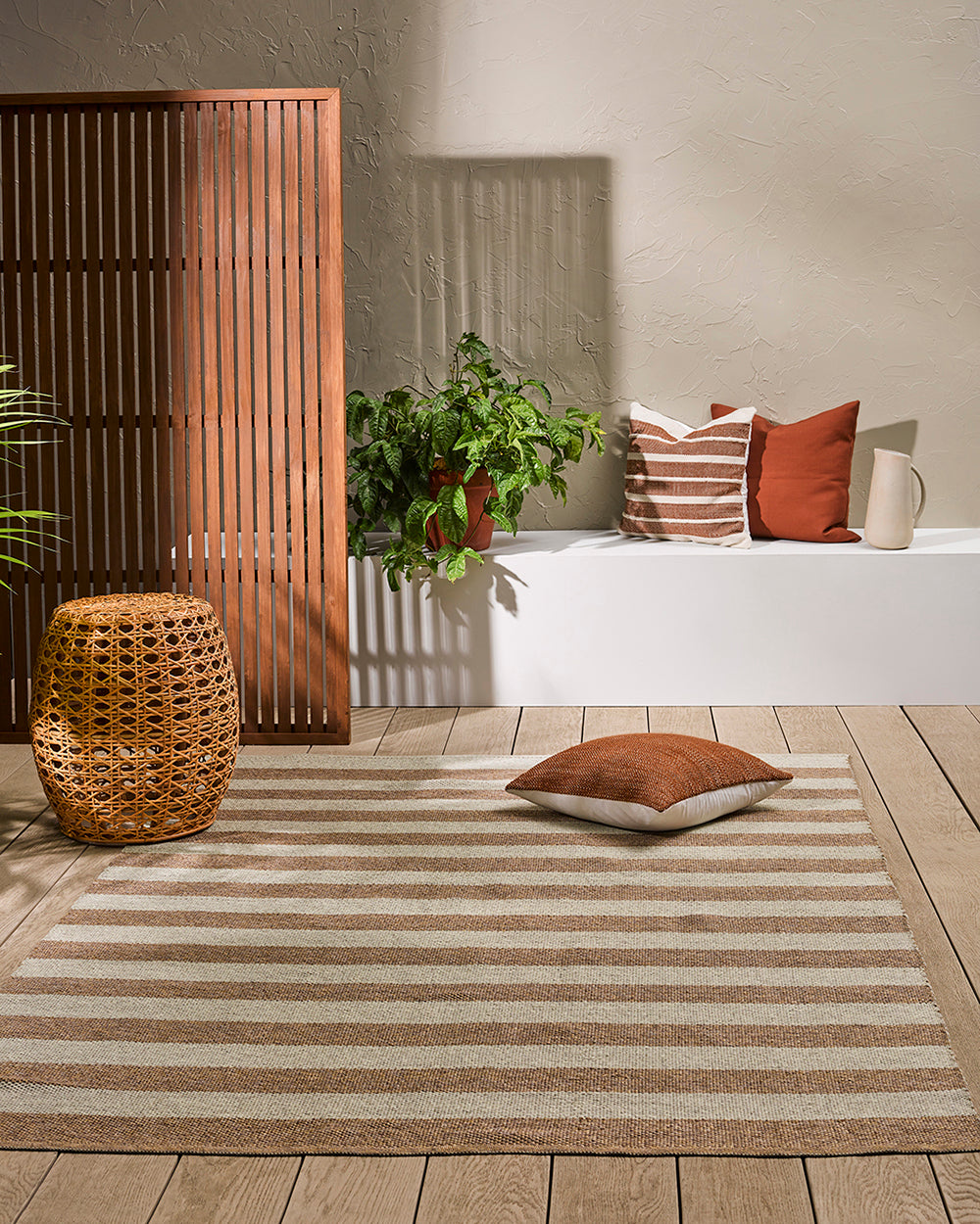 BAYA Summit Peak Indoor Outdoor Rug - Sand