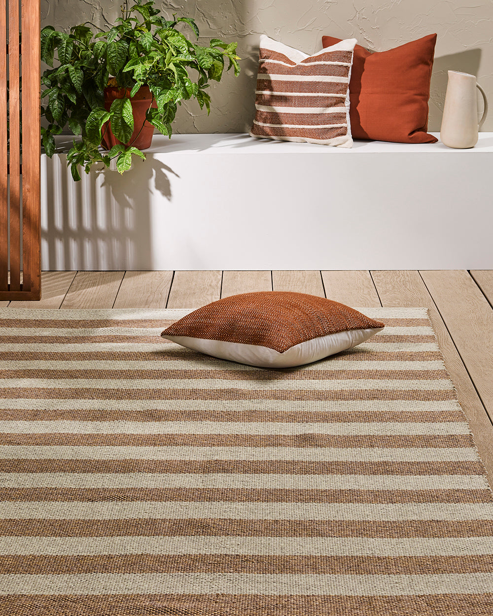 BAYA Summit Peak Indoor Outdoor Rug - Sand