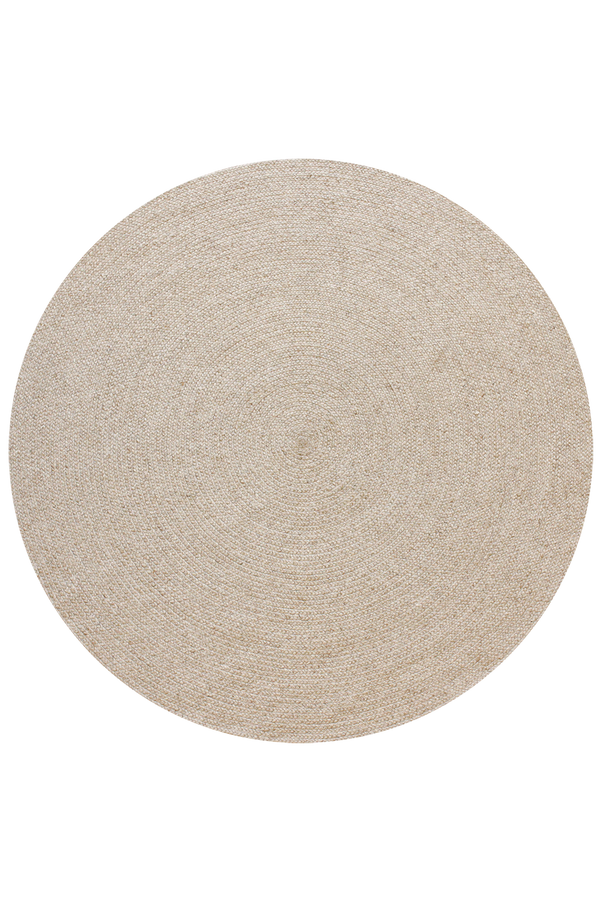 Rodwell and Astor - BAYA Tairua Round Floor Rug - Natural Straw