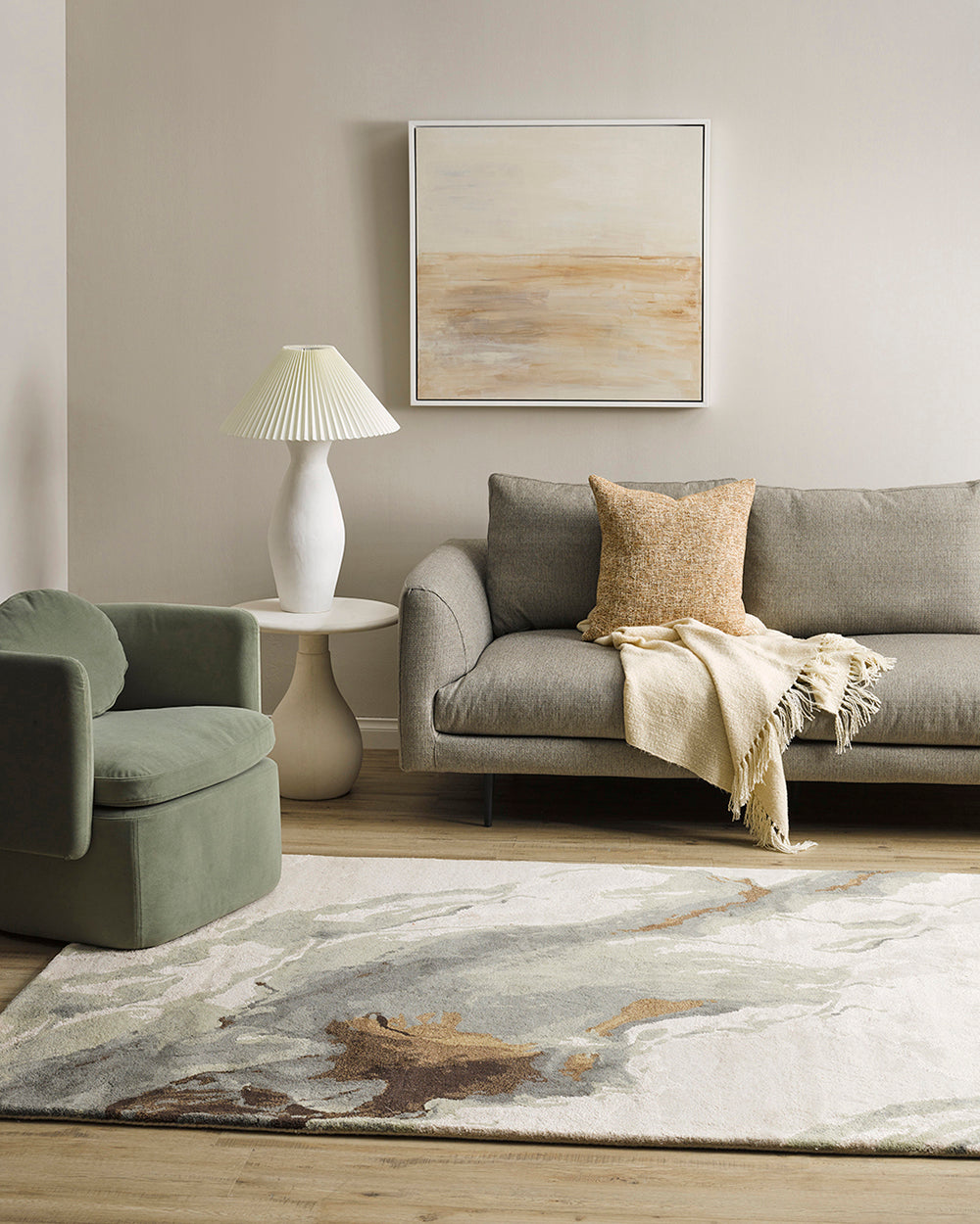 Rodwell and Astor - BAYA Uluru Floor Rug - Sandstone