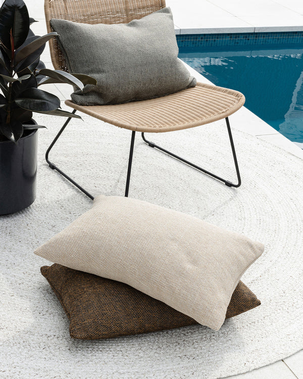 Verdi Indoor Outdoor Cushion - Almond