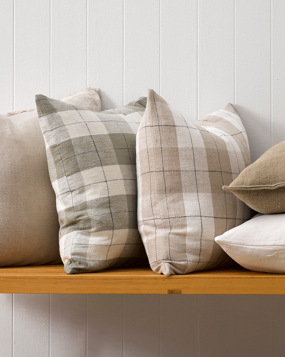 Willis Cushion - Nougat/Ivory 50 x 50cm Rodwell and Astor