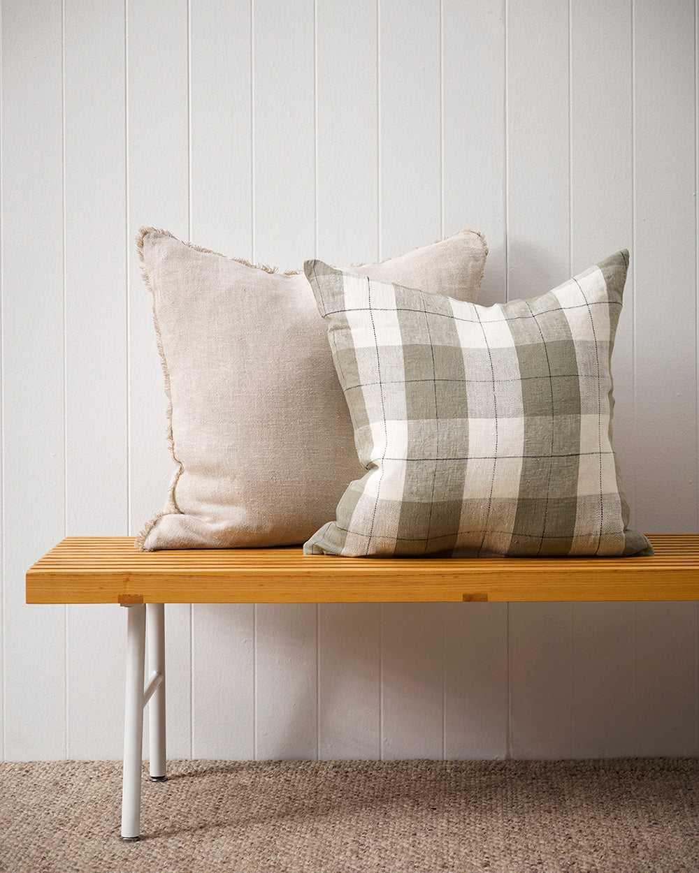 Willis Cushion - Sage/Ivory 50 x 50cm Rodwell and Astor